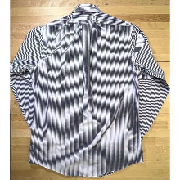 Brooks Brothers Regent 15.5-34 Striped Non-Iron Long Sleeve Button Down Shirt - Picture 9 of 11